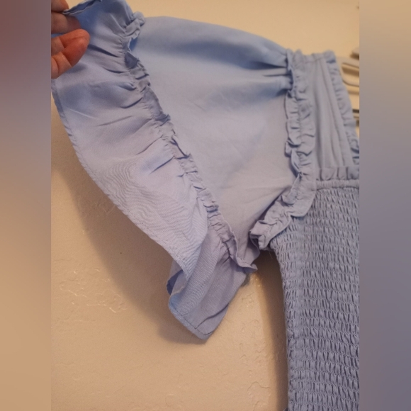 JessaKae Blue Long Dress S .L New - Picture 4 of 13